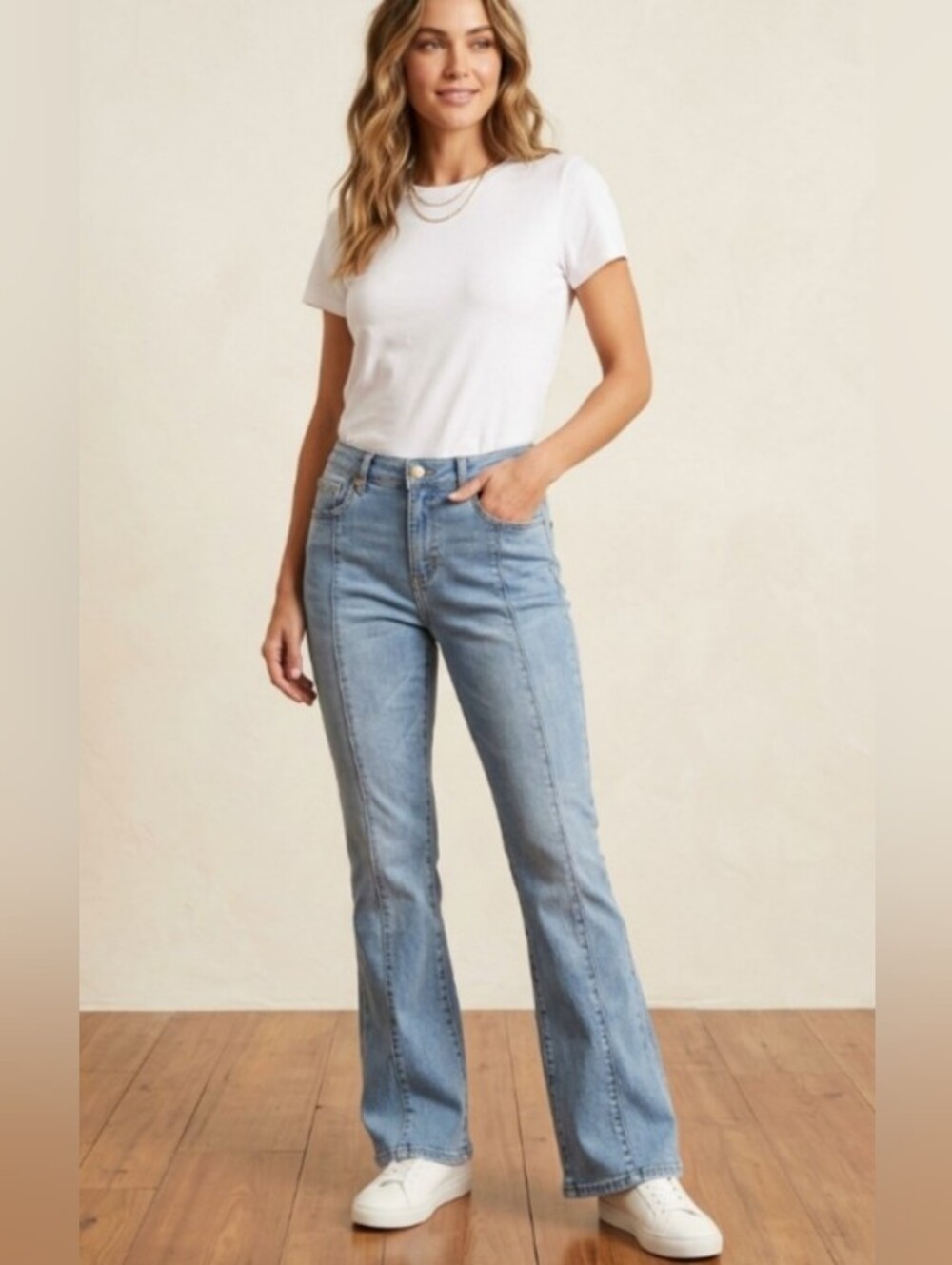 Nicole Miller Retro 70 Style Chic Boho Jeans Size 12